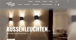 Desktop Screenshot of licht-kraus.de